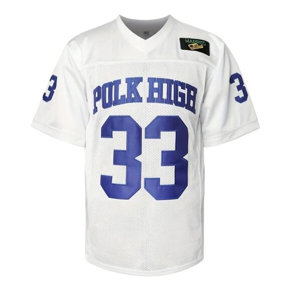 Al Bundy Polk High Football Jersey Stitched Married With Children White - Picture 2 of 6